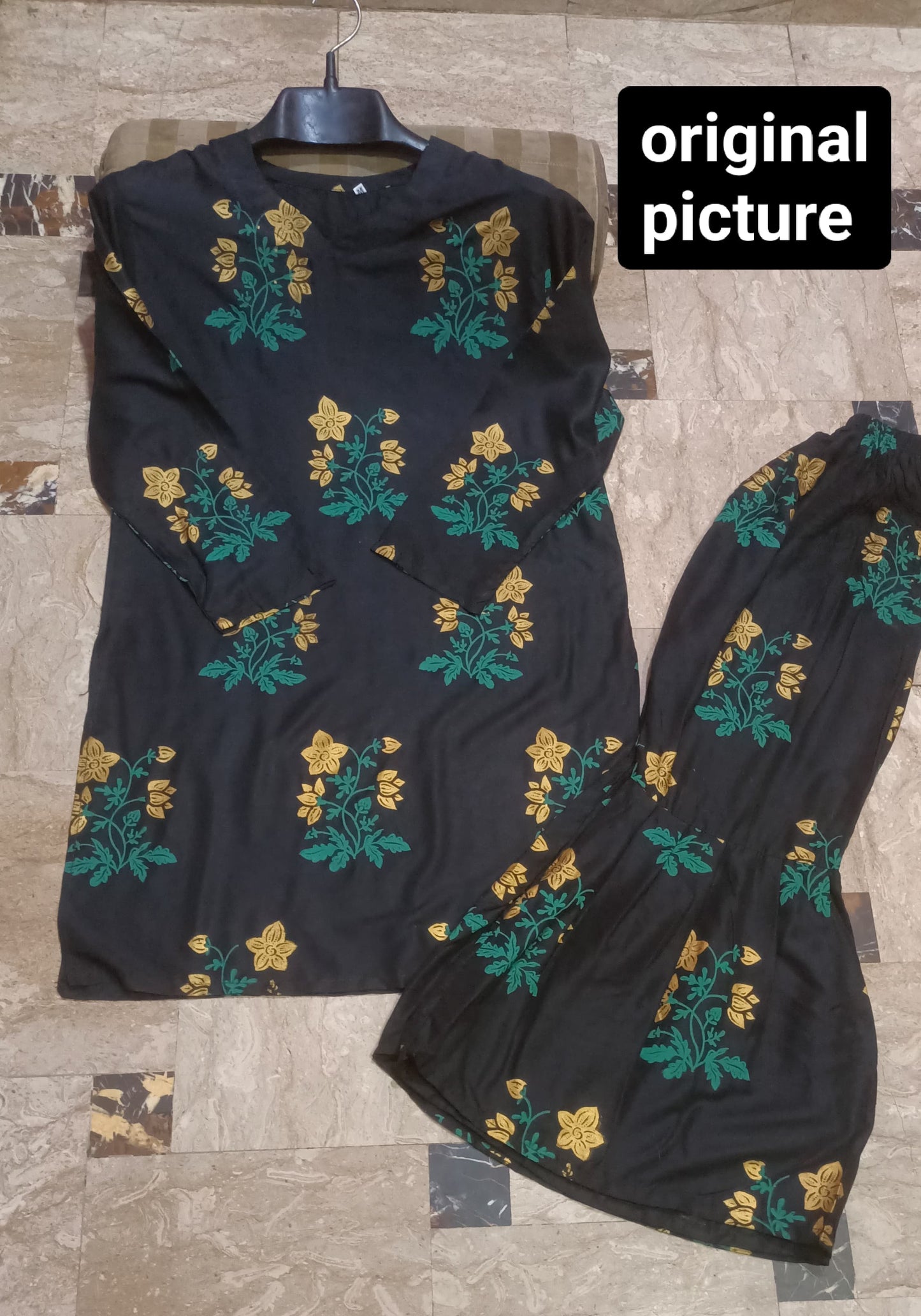 Printed Shirt With Sharara 02 pieces stitched dress for girls